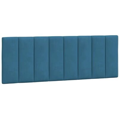 VidaXL Kopfteil - Blau Samt - Kopfteil VidaXL Kopfteil - Blau Samt - Kopfteil