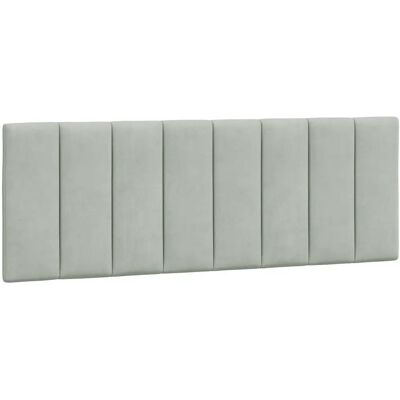 vidaXL Hoofdbord / Voetbord Lichtgrijs - Headboard/Footboard vidaXL Hoofdbord / Voetbord Lichtgrijs - Headboard/Footboard