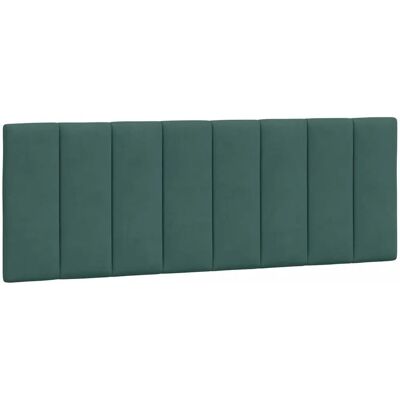 vidaXL Donkergroen Velours Kopstuk - Kopstuk vidaXL Donkergroen Velours Kopstuk - Kopstuk