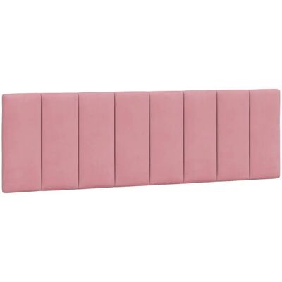vidaXL Kopfteil-Kissen rosa Samt - Kopfteil-Kissen vidaXL Kopfteil-Kissen rosa Samt - Kopfteil-Kissen