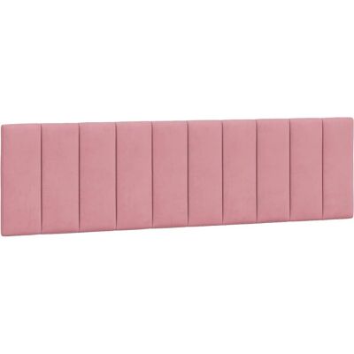VIDAXL Coussin de tête en velours rose - Accessoire de lit - Publicité VIDAXL Coussin de tête en velours rose - Accessoire de lit - Publicité