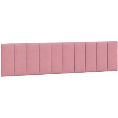 VIDAXL Rosa Velours Kopfteilkissen - Kopfteilkissen VIDAXL Rosa Velours Kopfteilkissen - Kopfteilkissen