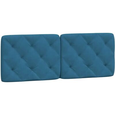 vidaXL Hoofdbordkussen Blauw - Hoofdbordkussen vidaXL Hoofdbordkussen Blauw - Hoofdbordkussen