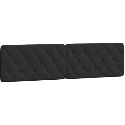 vidaXL Hoofdbord - Zwart - 200cm - Hoofdbord vidaXL Hoofdbord - Zwart - 200cm - Hoofdbord