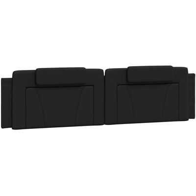 VidaXL Kopfteil - 200 cm Schwarz - Langlebiges Kunstleder VidaXL Kopfteil - 200 cm Schwarz - Langlebiges Kunstleder