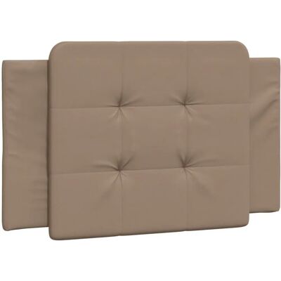 VidaXL Hoofdbord - Cappuccino - Vulling met Schuim - Bed 80cm VidaXL Hoofdbord - Cappuccino - Vulling met Schuim - Bed 80cm