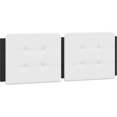 vidaXL Kopfteil-Kissen - Kopfteil / Fußteil - Schwarz, Weiß vidaXL Kopfteil-Kissen - Kopfteil / Fußteil - Schwarz, Weiß