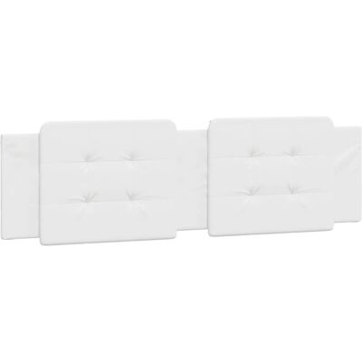 VIDAXL Weißes Kunstleder Kopfteilkissen - Kopfteilkissen für 180cm Bett VIDAXL Weißes Kunstleder Kopfteilkissen - Kopfteilkissen für 180cm Bett