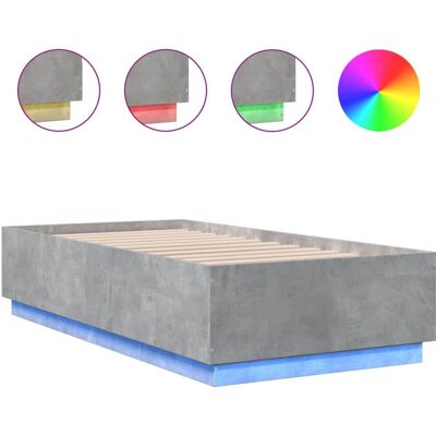 vidaXL Bettgestell mit LED-Lichtern - Bettart vidaXL Bettgestell mit LED-Lichtern - Bettart