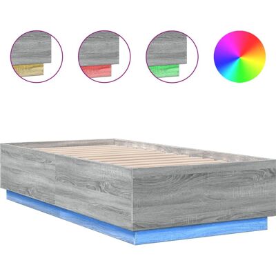 vidaXL Bettgestell mit RGB LED-Lichtern - Bettgestell vidaXL Bettgestell mit RGB LED-Lichtern - Bettgestell