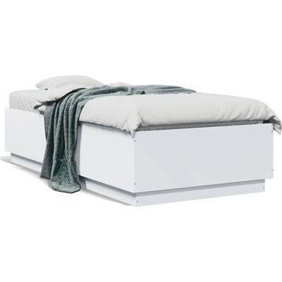 vidaXL Bed Frame Wit 90x190 cm - Bed Frame vidaXL Bed Frame Wit 90x190 cm - Bed Frame