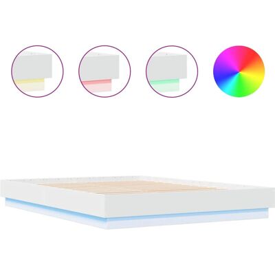 vidaXL 3209786 bed frame met LED-lichten - type bed vidaXL 3209786 bed frame met LED-lichten - type bed