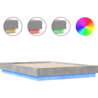 vidaXL 3209789 sängram med LED-ljus - Sängram vidaXL 3209789 sängram med LED-ljus - Sängram
