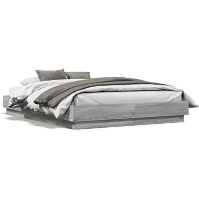 vidaXL 3209889 Graues Sonoma Bettgestell - Bettgestell vidaXL 3209889 Graues Sonoma Bettgestell - Bettgestell