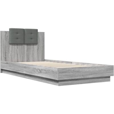 vidaXL Bettgestell mit Kopfteil - Holzwerkstoff 100x200 cm vidaXL Bettgestell mit Kopfteil - Holzwerkstoff 100x200 cm
