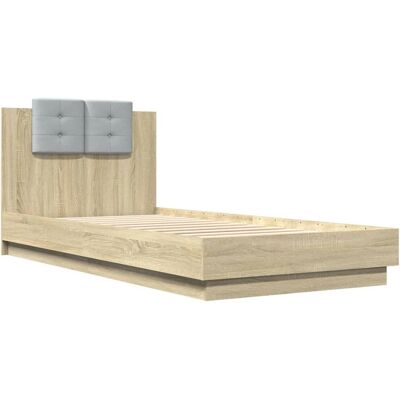 VidaXL Bettgestell - Sonoma Eiche - 90x200cm VidaXL Bettgestell - Sonoma Eiche - 90x200cm