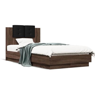 vidaXL Bettgestell mit Kopfteil - 90x200 cm vidaXL Bettgestell mit Kopfteil - 90x200 cm