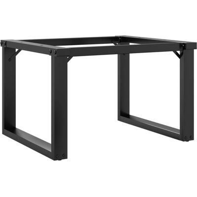 vidaXL O-Frame Couchtischbeine - 60x40x38 cm - Schwarz - Couchtisch vidaXL O-Frame Couchtischbeine - 60x40x38 cm - Schwarz - Couchtisch