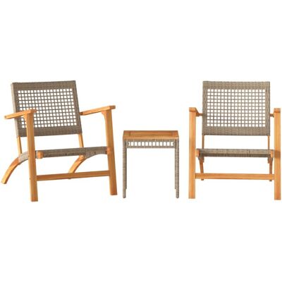 vidaXL 365867 ensemble de mobilier d’extérieur - Chaises et table - Beige - Publicité vidaXL 365867 ensemble de mobilier d’extérieur - Chaises et table - Beige - Publicité