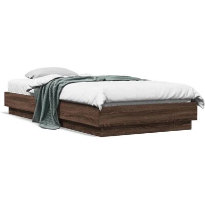 vidaXL Tammen sänkykehys - 100x200 cm - Moderni muotoilu vidaXL Tammen sänkykehys - 100x200 cm - Moderni muotoilu