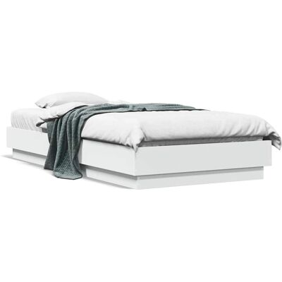 vidaXL 839630 Bedframe Wit 90x190cm - Bedframe vidaXL 839630 Bedframe Wit 90x190cm - Bedframe