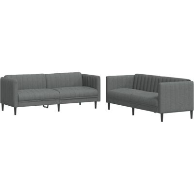 VidaXL 3209239 Wohnzimmermöbel-Set Grau VidaXL 3209239 Wohnzimmermöbel-Set Grau