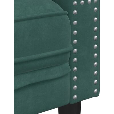 Ensemble de Canapés Chesterfield Vidaxl - Velours Vert - Mobilier Salon - Publicité Ensemble de Canapés Chesterfield Vidaxl - Velours Vert - Mobilier Salon - Publicité