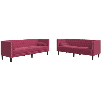 Ensemble de Canapés Chesterfield avec Coussins - Canapés - Publicité Ensemble de Canapés Chesterfield avec Coussins - Canapés - Publicité