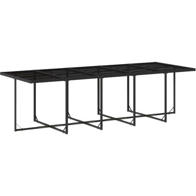 Vidaxl - Garten Essgruppe mit Kissen - Schwarz Vidaxl - Garten Essgruppe mit Kissen - Schwarz