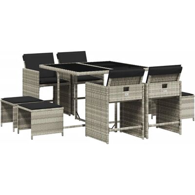 vidaXL Gartenset 9-tlg. mit Kissen - Modell 231775 vidaXL Gartenset 9-tlg. mit Kissen - Modell 231775