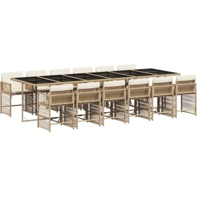 vidaXL Gartentisch-Set mit Kissen - Gartenmöbel vidaXL Gartentisch-Set mit Kissen - Gartenmöbel