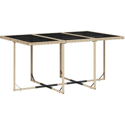 vidaXL Ensemble de Jardin avec Raton Beige et Verre - 11 pièces - Publicité vidaXL Ensemble de Jardin avec Raton Beige et Verre - 11 pièces - Publicité