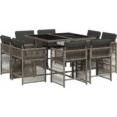 vidaXL Gartentisch-Set - Grau vidaXL Gartentisch-Set - Grau