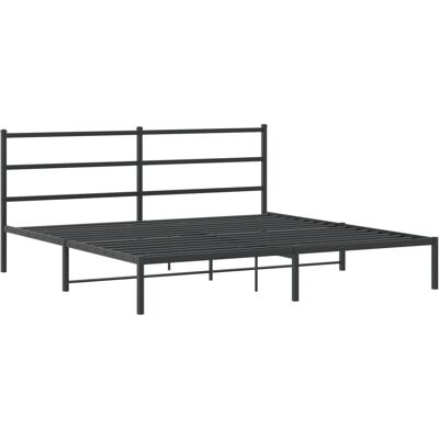 vidaXL 355357 Metallbett mit Kopfteil - Bettgestell vidaXL 355357 Metallbett mit Kopfteil - Bettgestell