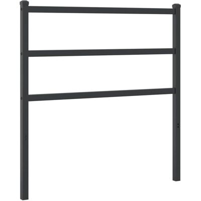 vidaXL Metallkopfteil Schwarz 90 cm - Kopfteil vidaXL Metallkopfteil Schwarz 90 cm - Kopfteil
