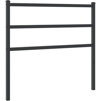 vidaXL Metallipääty Musta 100 cm - Sänkykärki vidaXL Metallipääty Musta 100 cm - Sänkykärki