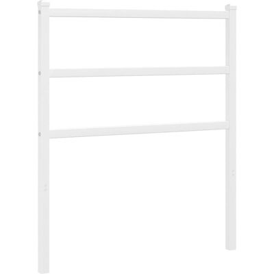vidaXL 75 cm Weiß Metall-Kopfteil - Kopfteil vidaXL 75 cm Weiß Metall-Kopfteil - Kopfteil