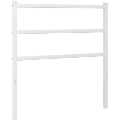 vidaXL Weiße Metall-Kopfteil 100 cm - Kopfteil vidaXL Weiße Metall-Kopfteil 100 cm - Kopfteil