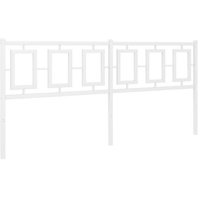 vidaXL Hoofdbord Wit - Voor 180cm Bed - Hoofdbord vidaXL Hoofdbord Wit - Voor 180cm Bed - Hoofdbord