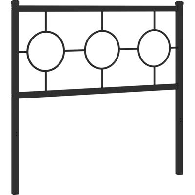 Metaal hoofdbord zwart 90 cm - Hoofdbord Metaal hoofdbord zwart 90 cm - Hoofdbord