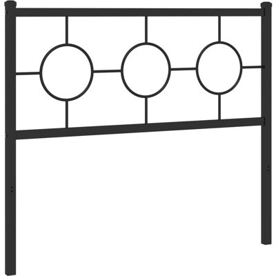 vidaXL Kopfteil Metall Schwarz - 100cm - Betzatz für Bett vidaXL Kopfteil Metall Schwarz - 100cm - Betzatz für Bett