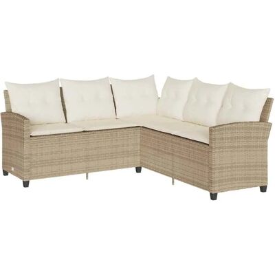 L-vormige buitenbank - Poly rattan - Weerbestendig - 184x184x80cm L-vormige buitenbank - Poly rattan - Weerbestendig - 184x184x80cm