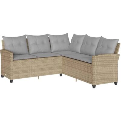 vidaXL L-vormige tuinbank - Poly rattan - Tuin of terras vidaXL L-vormige tuinbank - Poly rattan - Tuin of terras