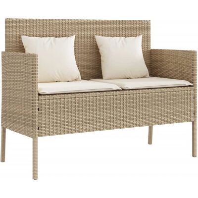 vidaXL Beige Tuinbank met Opbergruimte - Tuinmeubel vidaXL Beige Tuinbank met Opbergruimte - Tuinmeubel