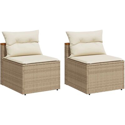 VidaXL 365834 patio bank - Weerbestendig PE-rattan - Comfortabele kussens - Modulair ontwerp - Patio bank VidaXL 365834 patio bank - Weerbestendig PE-rattan - Comfortabele kussens - Modulair ontwerp - Patio bank