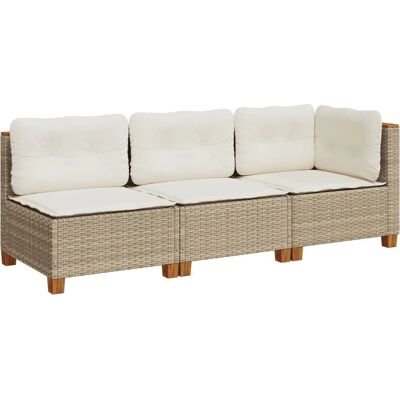 VidaXL Terrass sofa - Duurzaam Synthetisch Rattan - Buitenkant Meubels VidaXL Terrass sofa - Duurzaam Synthetisch Rattan - Buitenkant Meubels