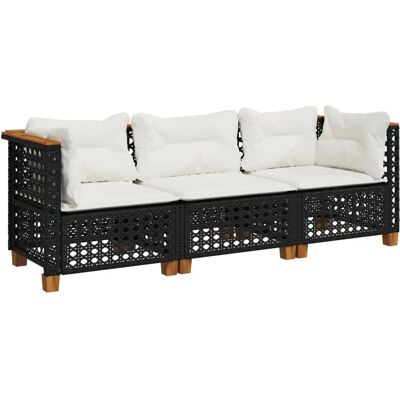 vidaXL 365938 Garten-Ecksofas Mit Kissen - 3-Sitzer Outdoor-Möbel vidaXL 365938 Garten-Ecksofas Mit Kissen - 3-Sitzer Outdoor-Möbel