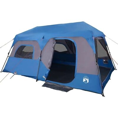 vidaXL Families Tent 9-Persoon Waterdicht Snel Opzetten Groen - Tent voor Kamperen vidaXL Families Tent 9-Persoon Waterdicht Snel Opzetten Groen - Tent voor Kamperen