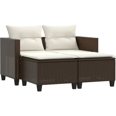 vidaXL sofa ogrodowa 2-osobowa - Meble na zewnątrz vidaXL sofa ogrodowa 2-osobowa - Meble na zewnątrz