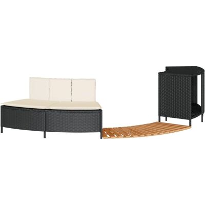 VidaXL Badewannenrand - Robuster Kunststoffrattan, Vielseitig VidaXL Badewannenrand - Robuster Kunststoffrattan, Vielseitig